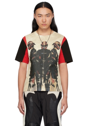 KUSIKOHC Off-White Moto Men Print T-shirt