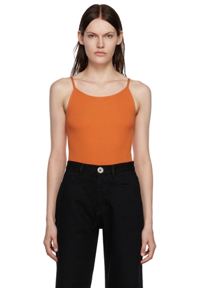 LOW CLASSIC Orange Rib Bodysuit