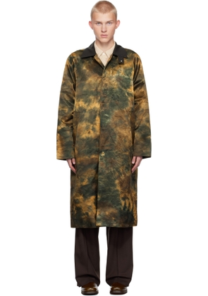 Sunflower Green Raglan Splash Coat