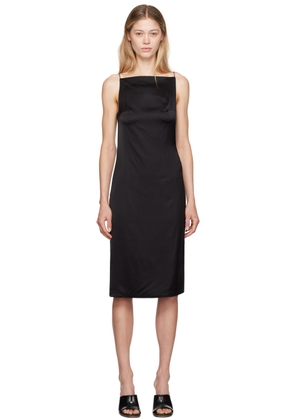JACQUEMUS Black La Casa 'La robe Spoglio' Midi Dress