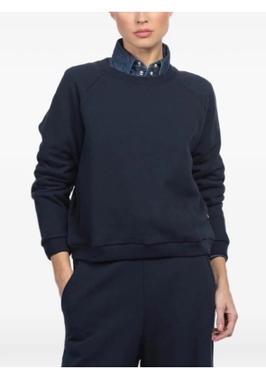 JAMIE HALLER raglan-sleeve crew-neck sweater - Blue