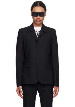 Walter Van Beirendonck Navy Zardoz Blazer