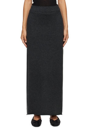 arch4 Gray Parker Maxi Skirt