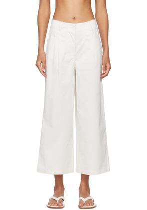 Staud Off-White Luca Trousers