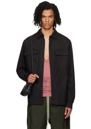 Rick Owens Black Porterville Work Shirt