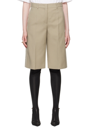 Jil Sander Beige Paneled Shorts