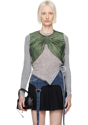 Andersson Bell Khaki Lili Butterfly Vest