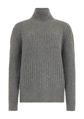 Malo ribbed turtleneck sweater - Grey
