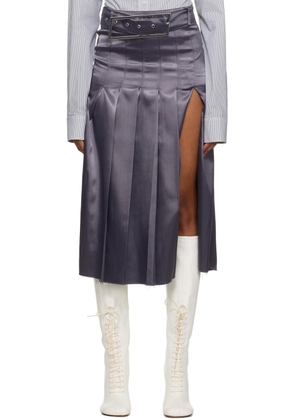 16Arlington SSENSE Work Capsule – Gray Nimue Midi Skirt