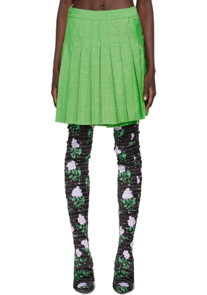 Shrimps Green Murphy Miniskirt