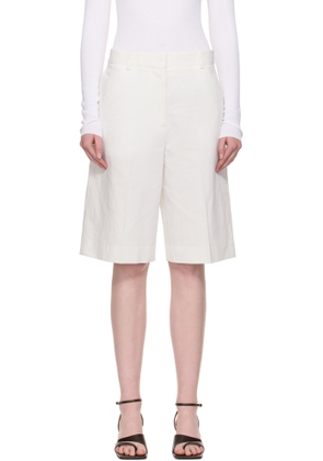 TOTEME Off-White Tailored Shorts