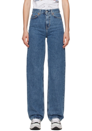 Sporty & Rich Blue Loose-Fit Jeans