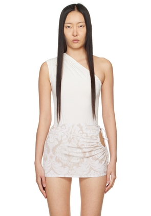 Miaou Off-White Jade Bodysuit