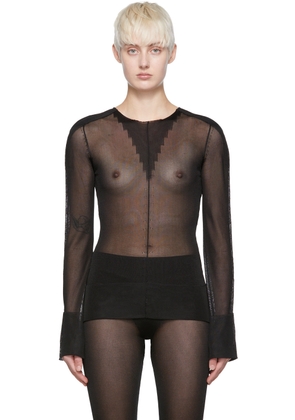 Jean Paul Gaultier Black Viscose Sweater