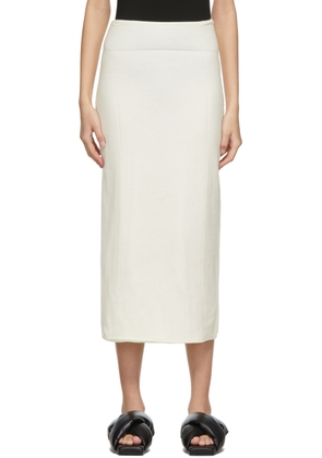 GAUCHERE Off-White Wool Vinod Skirt