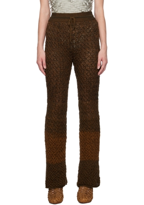 Isa Boulder SSENSE Exclusive Brown Lounge Pants