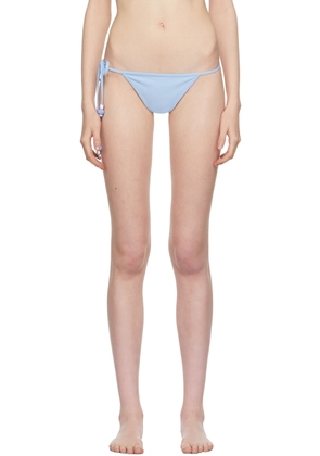 softandwet SSENSE Exclusive Blue Beaded Thong Bikini Bottoms