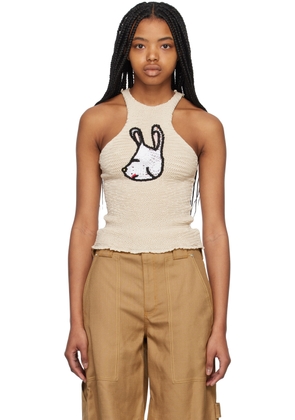 Stella McCartney Off-White Graphic Tank Top