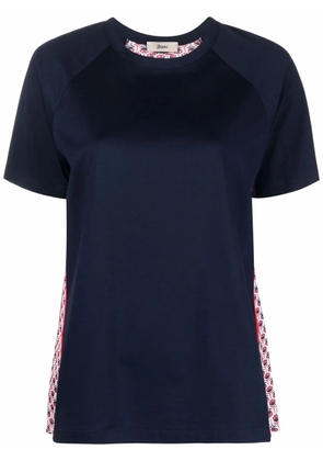 Herno rear-pattern T-shirt - Blue