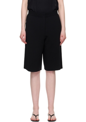 TOTEME Black Knit Shorts
