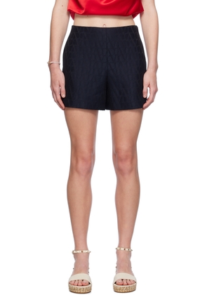 Valentino Navy Couture Shorts