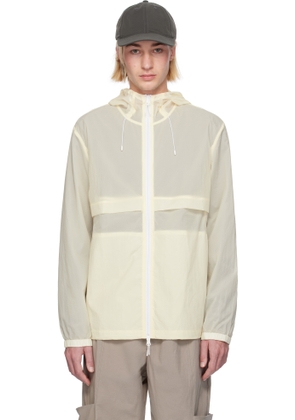 J EONGL I Yellow Camouflage Lasercut Windbreaker