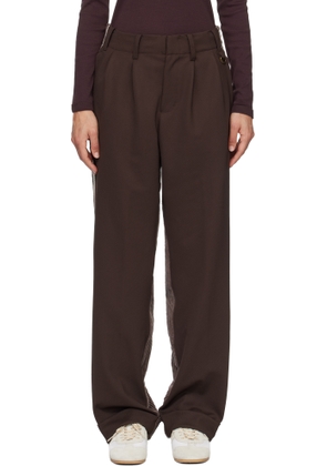 adidas Originals Brown Edison Chen Edition CLOT Sports Slacks Lounge Pants