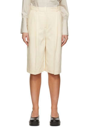 House of Dagmar Off-White Malin Shorts