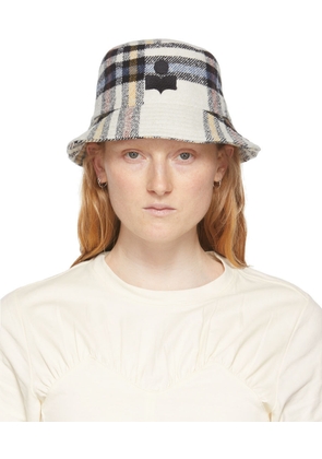 Isabel Marant White Haley Bucket Hat