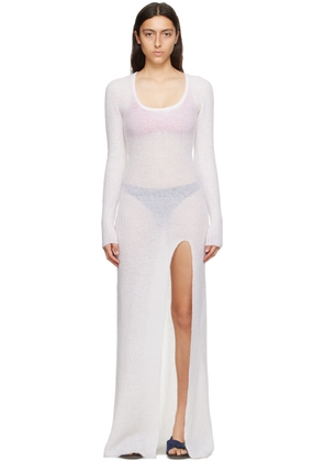JACQUEMUS Off-White Le Chouchou 'La Robe Dao' Maxi Dress