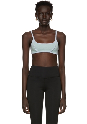 GUIZIO Green Exposed Seam Bra