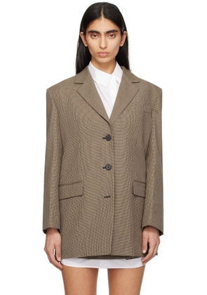 Juun.J Brown Wool Blazer