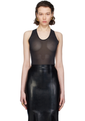 ALAÏA Black Cutout Bodysuit