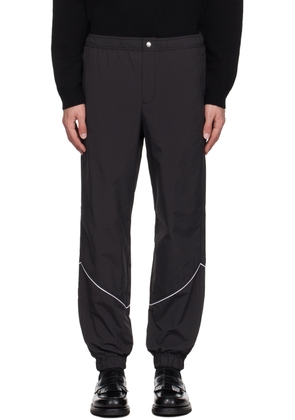 Maison Kitsuné Black Technical Trousers