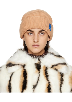 ADER error Tan Logo Beanie