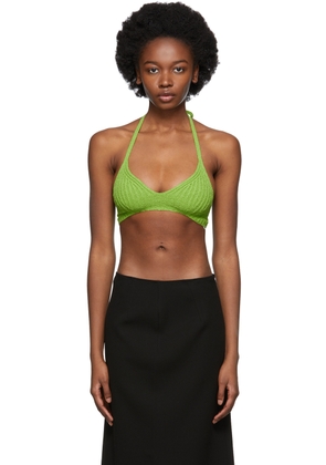 GAUCHERE Green Knit Tank Top