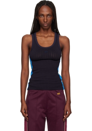 Wales Bonner Navy 'The Aria' Tank Top
