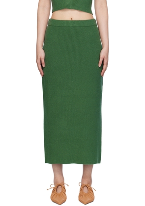by Malene Birger Green Kyara Midi Skirt