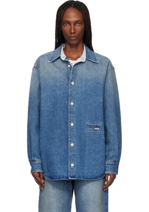 MM6 Maison Margiela Blue Faded Denim Shirt