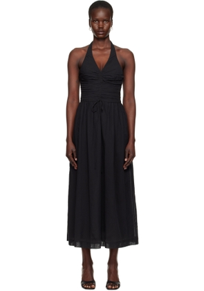 BEC + BRIDGE Black Franca Halter Maxi Dress