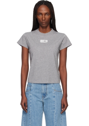 MM6 Maison Margiela Gray Numeric Cotton T-shirt