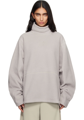 MM6 Maison Margiela Beige Salomon Edition Pile Turtleneck