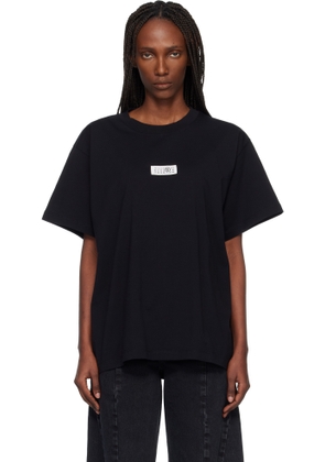 MM6 Maison Margiela Black Numeric Cotton T-shirt