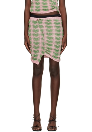 Gabe Gordon Green & Pink Heart Miniskirt