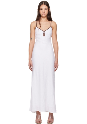 BEC + BRIDGE White Ottilie Keyhole Maxi Dress