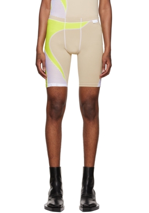 GmbH Beige Biker Shorts