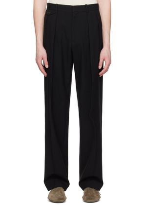 The Row Black Marcello Trousers