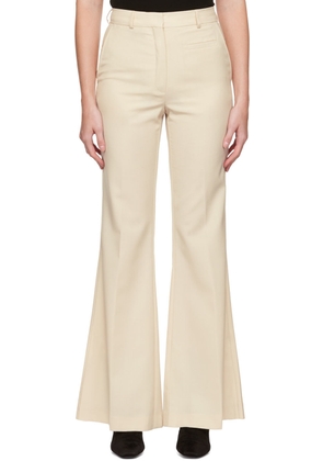 Olēnich Off-White Flared Trousers