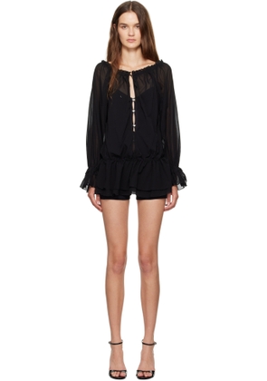 Poster Girl Black Off-The-Shoulder Minidress