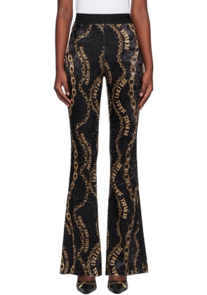 Versace Jeans Couture Black & Gold Chain Lounge Pants